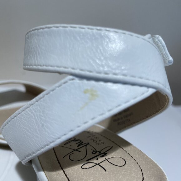 Life Stride Rosetta Ankle Strap Sandals Shoes Women's 6M White Comfort Classic - Picture 8 of 11